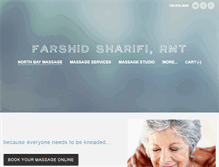 Tablet Screenshot of farshidsharifi.com